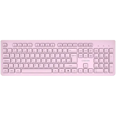 CANYON keyboard HKB-W01 UK/US AAA Wireless Pink