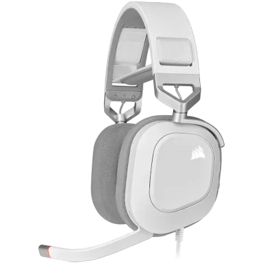 CORSAIR HS80 RGB Wireless Headset, White - EU