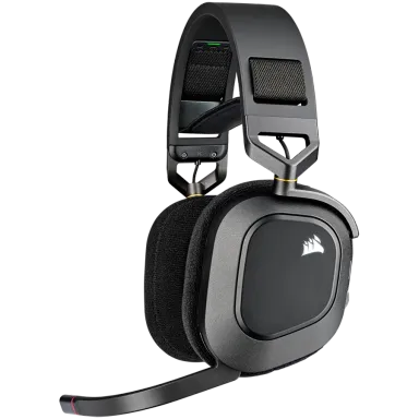CORSAIR HS80 RGB Wireless Headset, Carbon - EU