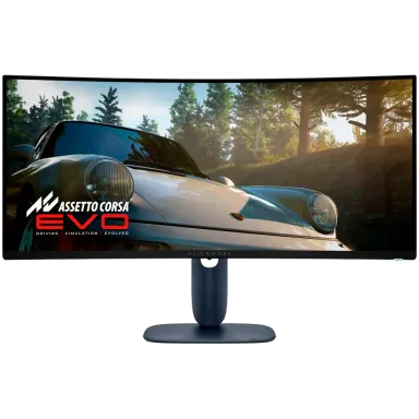 Monitor LED Alienware AW3425DW 34.2", 3440x1440, UW-QHD, 240Hz, QD-OLED AG, 21:9, 1.5m:1, 250 cd/m2 / 1000 cd/m2, 0.03ms GTG, 178/178, 99.3% DCI-P3…