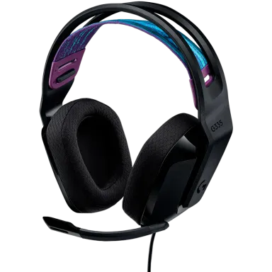 LOGITECH G335 Wired Gaming Headset - BLACK - 3.5 MM